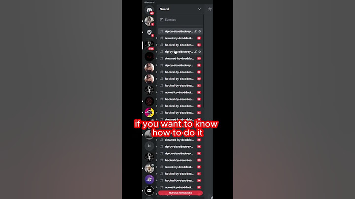 How to nuke a discord server without admin #nuke  #bot #discord  #server