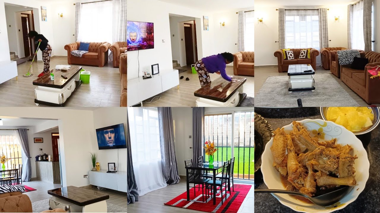 CLEAN,ORGANISE &COOK WITH ME//living room cleaning motivation #cooking #cleaningmotivation