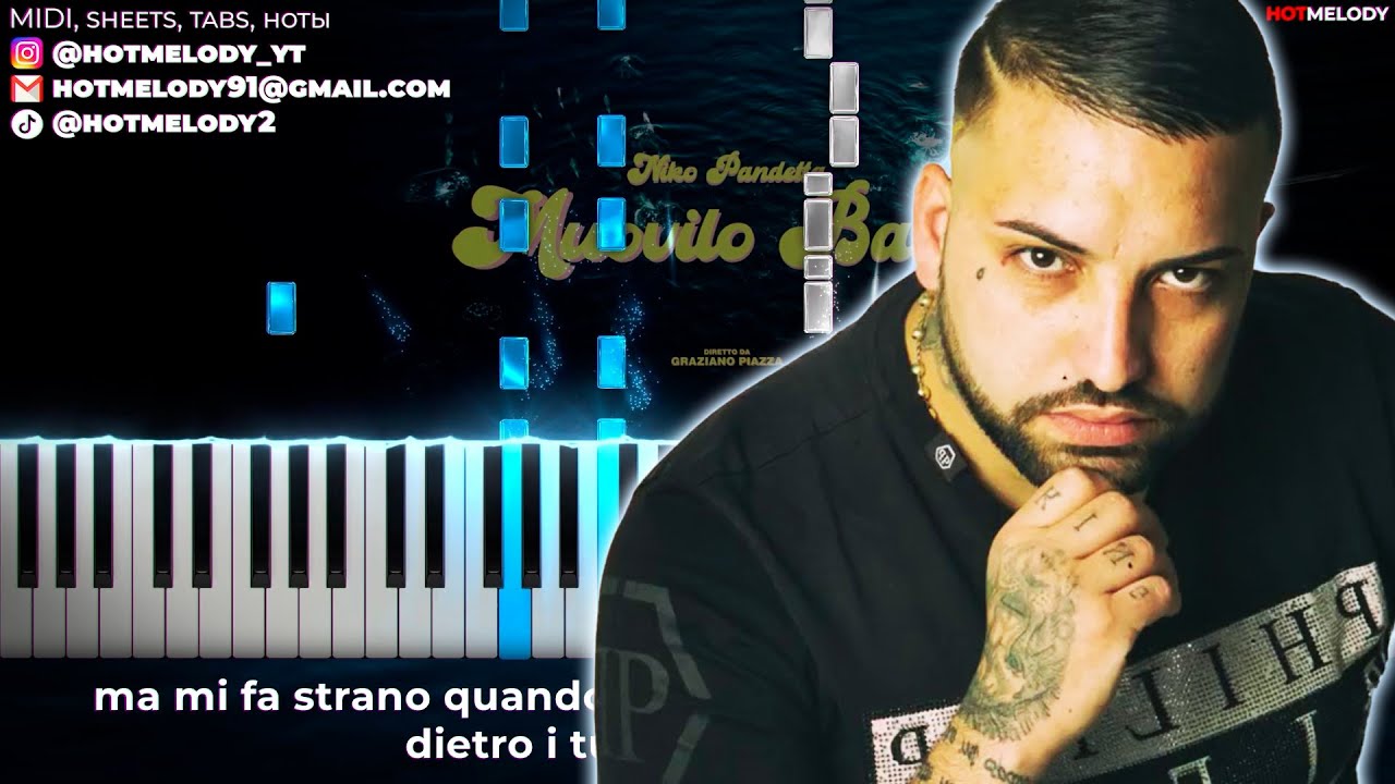 Niko Pandetta – Muovilo Baby karaoke piano testo