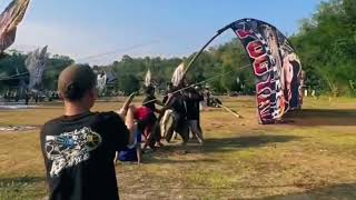 Proses penaikan bendera sholawat!! tapi akhirnya?