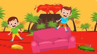 The Floor Is Lava Game Song | Fun Kids Music