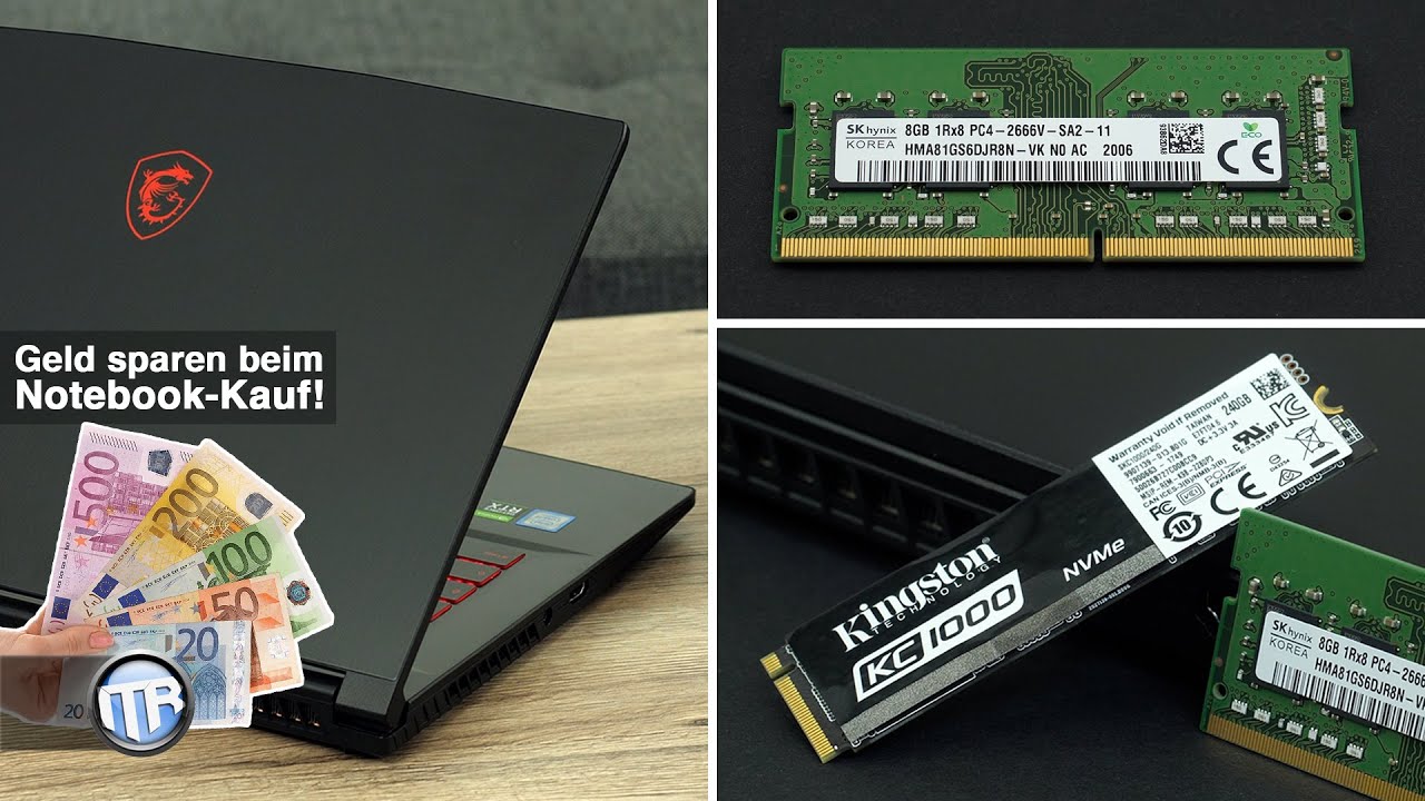 New Anleitung / How To: RAM \u0026 SSD aufrüsten, Windows installieren - Geld beim Notebook-Kauf sparen!