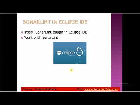 CICD for Automation Testers - 13.2. SonarLint in Eclipse IDE - Selenium code analysis