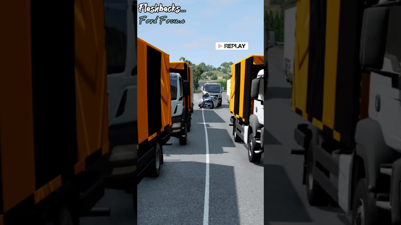 Ford Focus Crash Belgium Flashbacks | Simulation