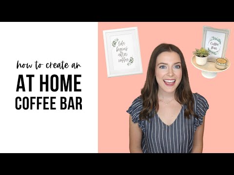 Video: Coffee Bar Decor Ideas for a Trendy Home Coffee Nook