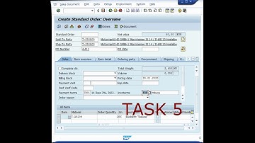 SAP SCM600 SALES AND DISTRIBUTION PROCESSES EXERCISE 4