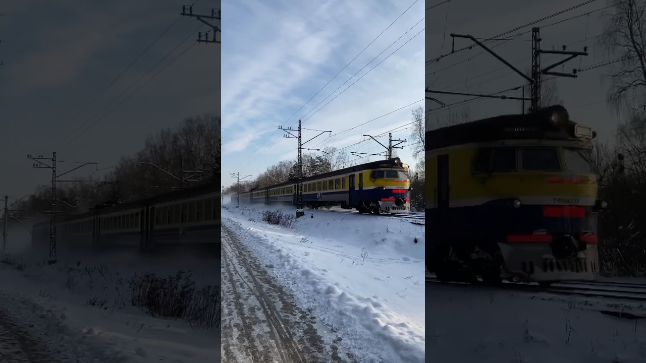 ER2 Trains in a Winter Wonderland ❄️🇱🇻