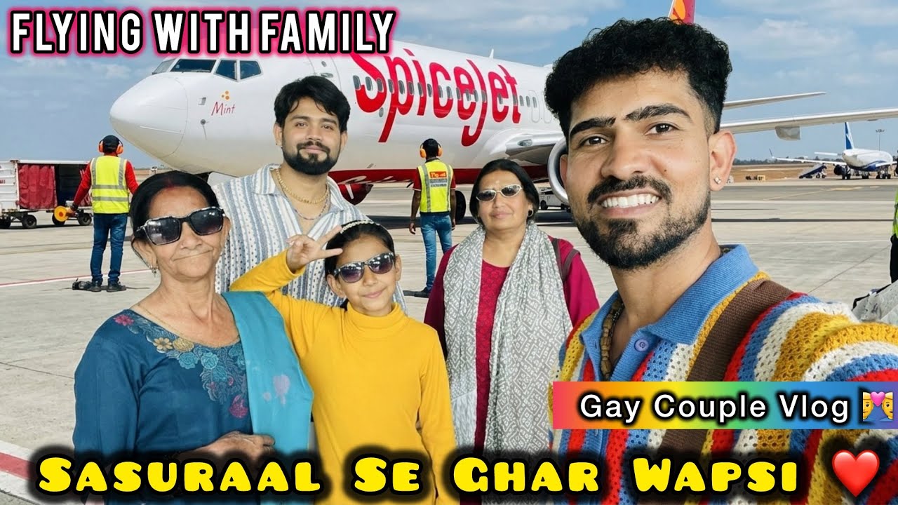 Back to Home 🥹|| Last Day in Sasuraal ❤️ || Indian Gay Couple 👨‍❤️‍👨 || @LadduAndArry 🌈