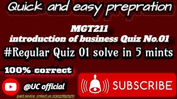 MGT 211 Quiz No.1 Solution Fall 2023|| mgt211 quiz 1 2023|| Mgt211 solved 100% Accurate solution