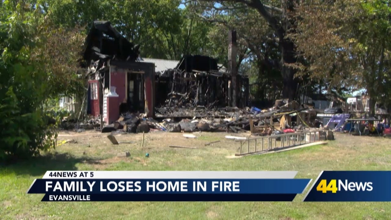 Evansville family loses home in a Monday night fire
