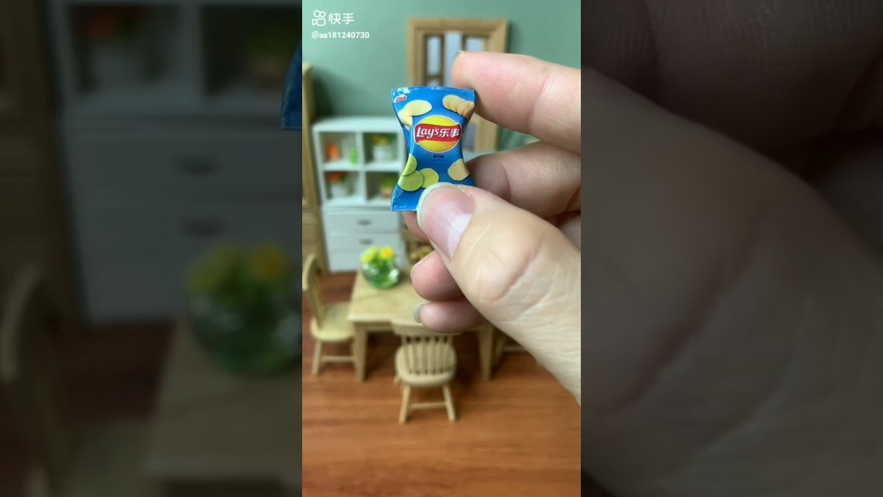 Chhota Chips Ka Packet 😱~miniwood toy- woodworking art skill/hands crafts 