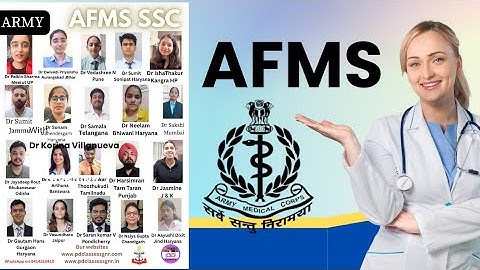 AFMS Amc ssc interview questions | Army Medical Corps interview | PD Classes 