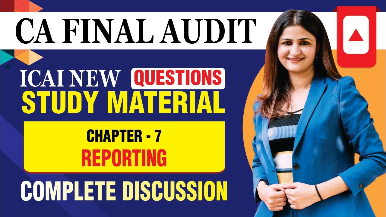 CA FINAL AUDIT STUDY MATERIAL QUES CH 07 CA FINAL AUDIT MAY