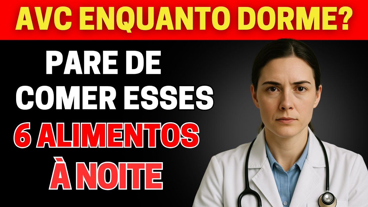 IDOSOS: Esses 6 Alimentos Noturnos Estão Aumentando Seu Risco de AVC!