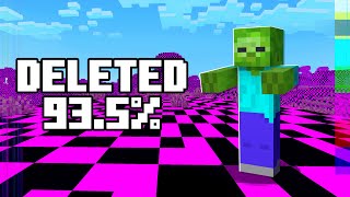 Deleting 93.5% of Files Until Minecraft Breaks