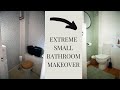 Extreme SMALL BATHROOM Makeover ON A BUDGET