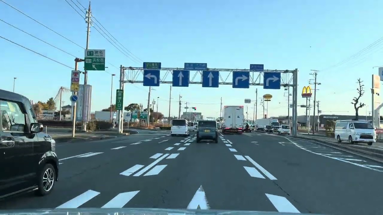 Enjoy the driving in Japan! Local street scenes of Japan! Enjoy the Japanese atmosphere.