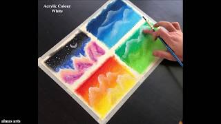 pastel beginners oil easy step painting clouds drawing