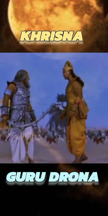 Khrisna menasehati Guru Drona #cinta #cintabuta #shorts