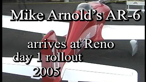 Mike Arnold's AR-6 debuts in Reno day 1