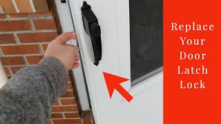 How to Replace a Screen Door Latch Handle Lock