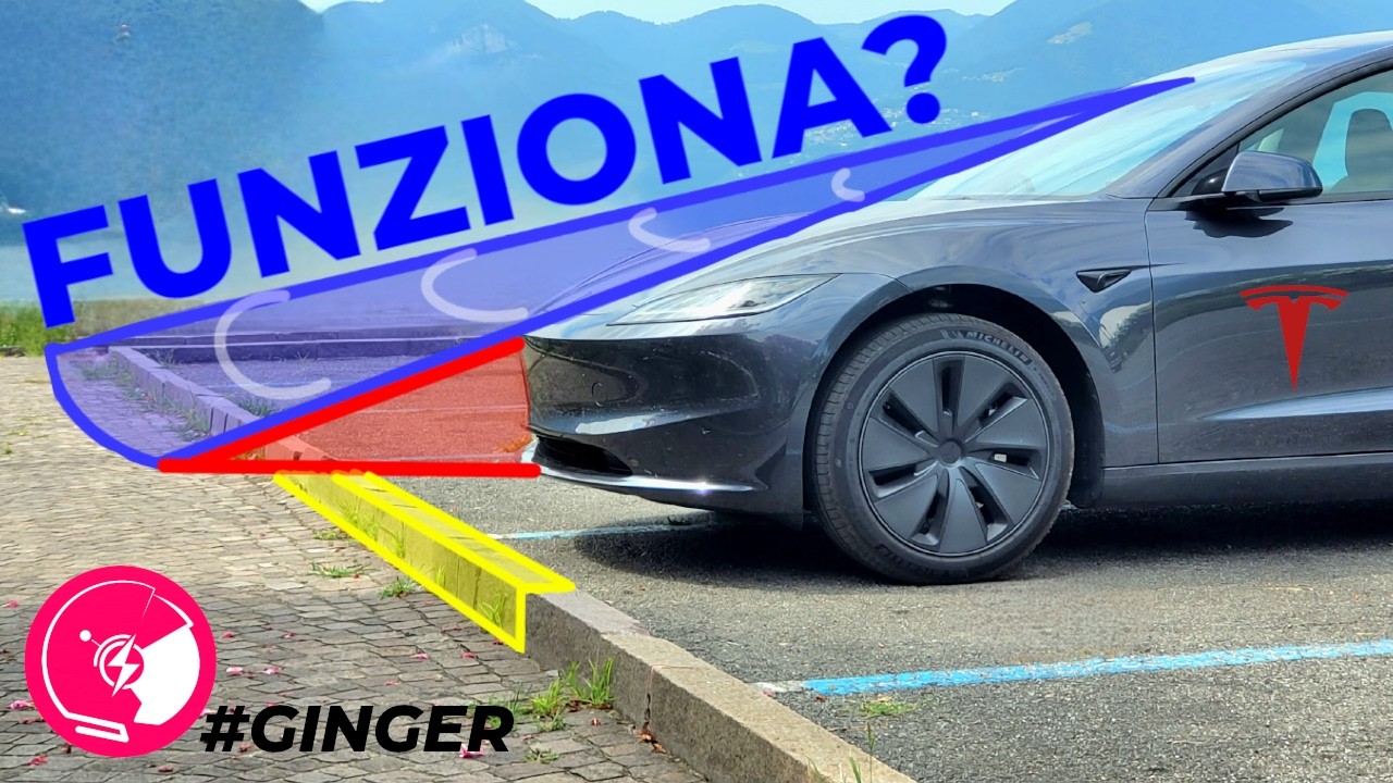 TESLA VISION è PERICOLOSA ? la GUIDA AUTONOMA al suo LIMITE! (nel parcheggio)