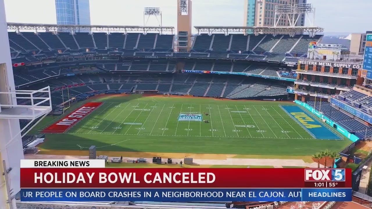 Holiday Bowl Football Game Between UCLA, NC State Canceled At Petco Park