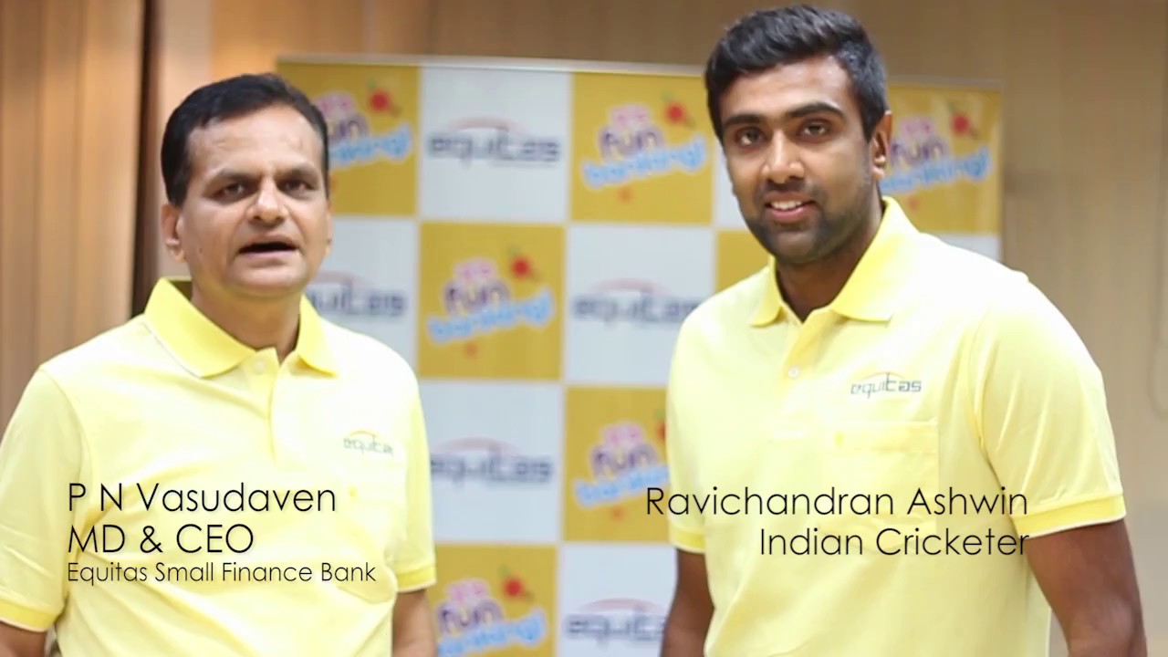 R Ashwin joins Equitas Small Finance Bank as Brand Ambassador