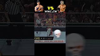 John cena vs rey mysterio match highlights #edit #short #wwe #wwe