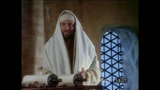 Paul's preach in a synagogue (Acts 13)
