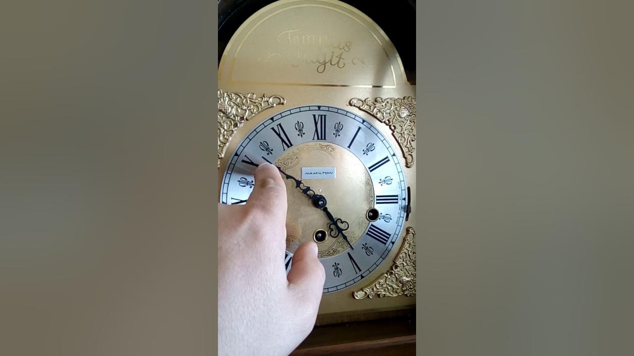 Hamilton two (2) jewels unadjusted mantle clock made in west germany YouTube