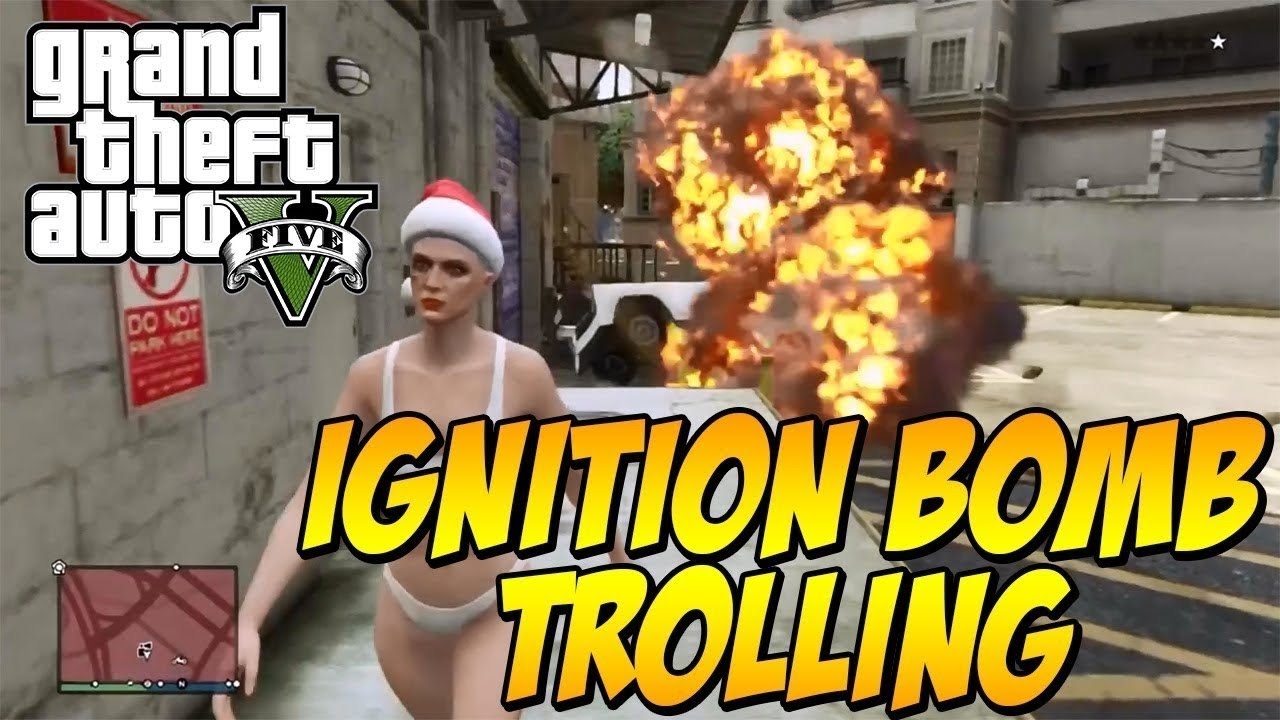 GTA 5 IGNITION BOMB TROLLING ULTIMATE RAGE OUTS YouTube 