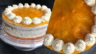 Pfirsich-Maracuja-Torte Seftali-Maracuja-Pastasi
