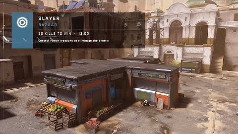 Halo Infinite Multiplayer Tech Preview - Bazaar (Slayer)