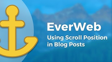 Scroll Position and Blog Posts