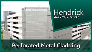 ▶ Architectural Sheet Metal Work - Perforated Metal Cladding - Parking Garage Screen - Loudoun