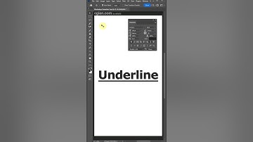 How to underline text in Photoshop #cgian  #photoshop #tutorial