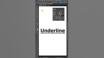 How to underline text in Photoshop #cgian  #photoshop #tutorial