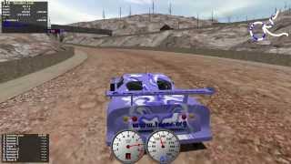 TORCS gameplay Car3-Trb1 versus all on Road Tracks - Bukavu-mountain screenshot 2