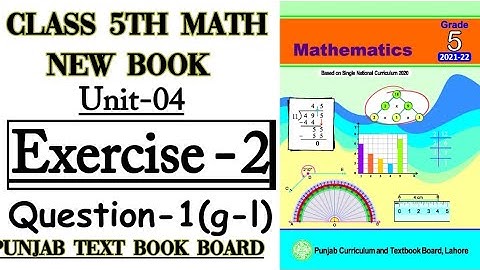 Class 5th Math New Book-Unit 4-Exercise 2 Question 1 (g-l)-Addition of decimals-5th Math Exercise 2