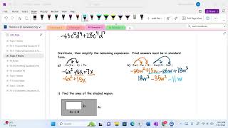 A1 T7 7 2 Multiplying Polynomials Notes