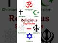 Religious Symbols Religion Dharma Trending Viral Hindu Muslim Knowledge Christian Jainism