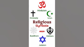 Religious Symbols। #religion #dharma #trending #viral #hindu #muslim #knowledge #christian #jainism