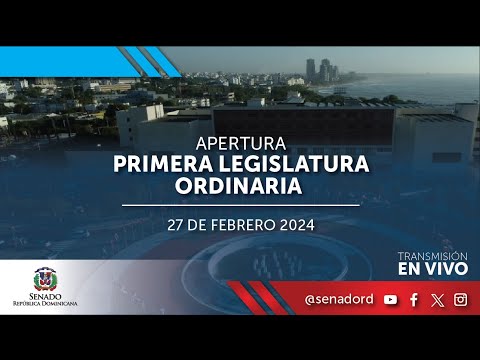 Apertura primera legislatura ordinaria