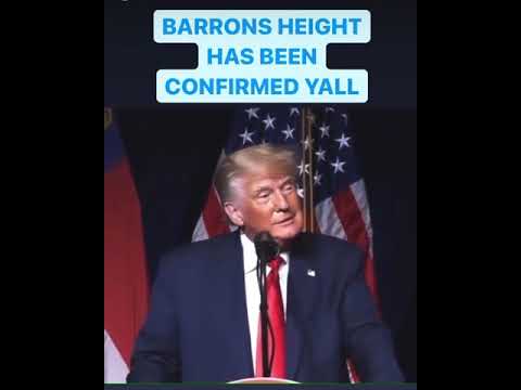 Video: Barron Trump Hõiskas Isa Kõne Peale
