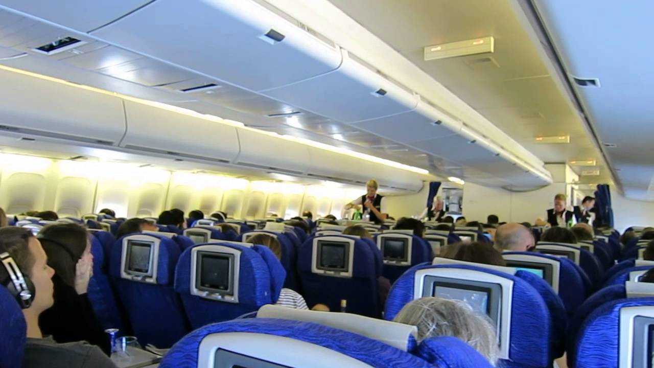 British Airways 747 World Traveller Cabin Youtube