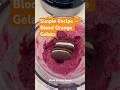 Ninja Creami Orange Sorbet Simple Recipe #ninjacreamirecipe #bloodorange #shorts #viralvideo #recipe