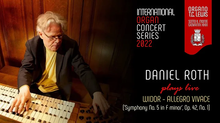 Daniel Roth plays live Charles-Marie WIDOR, Allegr...
