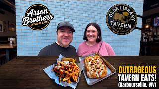 We Ate at a Restaurant Inside an OLD LIBRARY! | Olde Library Tavern | Barboursville WV | AB Eats