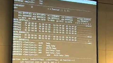22C3: Understanding buffer overflow exploitation